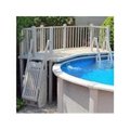 Kento Gear 5 x 13.5 ft. Above Ground Swimming Pool Resin Fan Deck Kit KE2546116